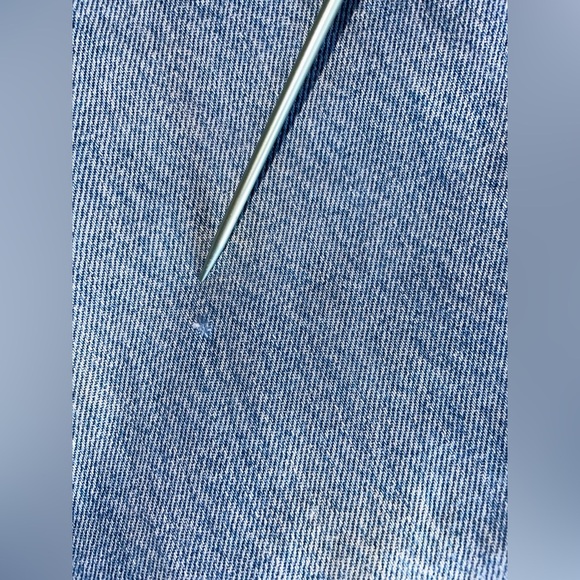 Vintage Gap Blue Jeans Reverse Fit High Waist Ankle Size 12 - Picture 4 of 14